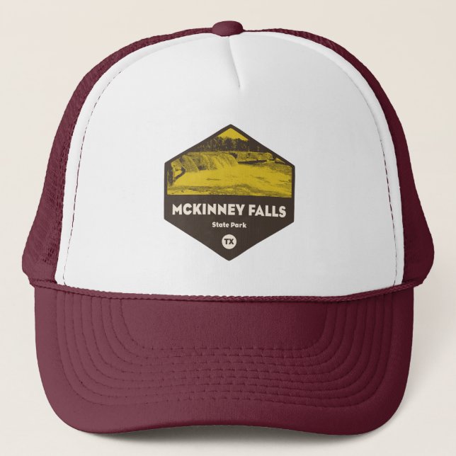 McKinney Falls State Park Texas Trucker Hat (Front)