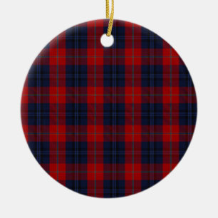 McKnight Clan Tartan Ceramic Tree Decoration