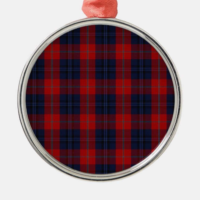 McKnight Clan Tartan Metal Tree Decoration (Front)