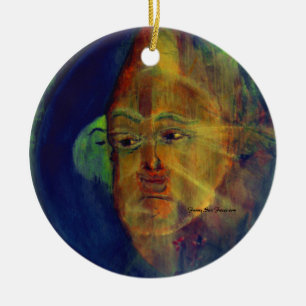MClairArt's Funny Sun Faces Holiday Ornament
