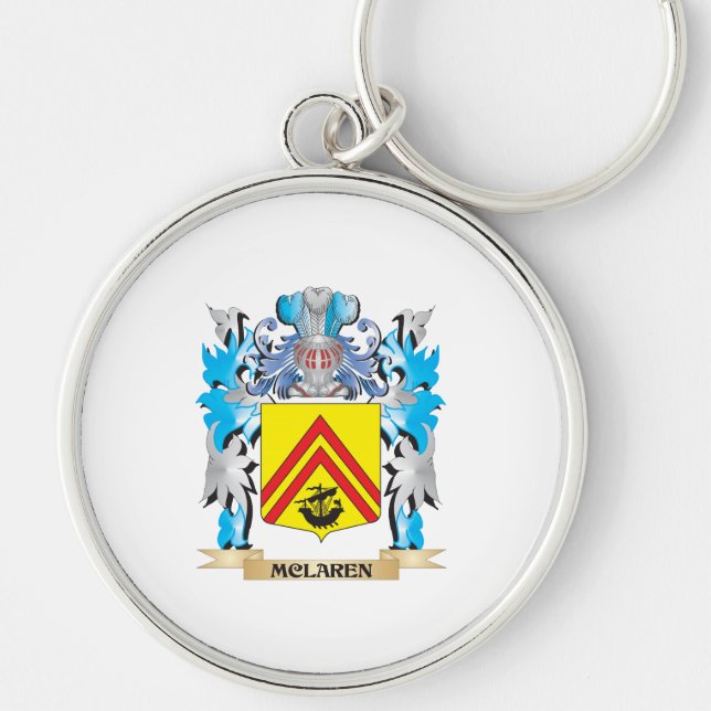 Mclaren Coat of Arms - Family Crest Key Ring (Front)