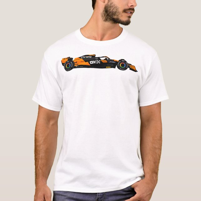 Mclaren Mcl38 2024 F1 Car Livery Norris T-Shirt (Front)