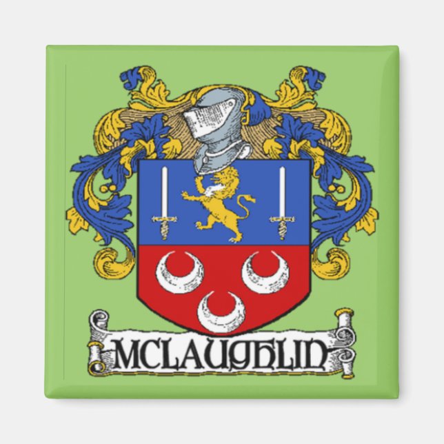 McLaughlin Coat of Arms Magnet (Front)