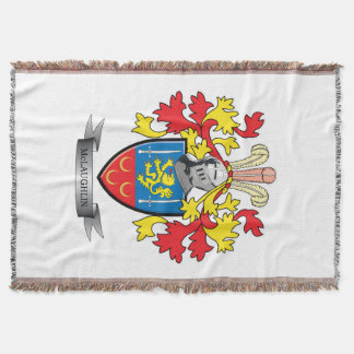 McLaughlin Coat of Arms Throw Blanket