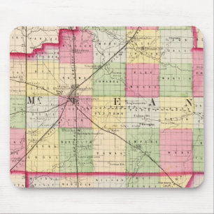McLean, De Witt, Piatt counties Mouse Mat
