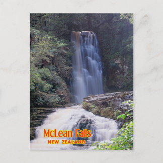 McLean Falls, New Zealand Postcard