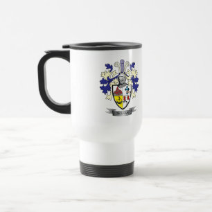 McLean Family Crest Coat of Arms    TITLE Travel Mug