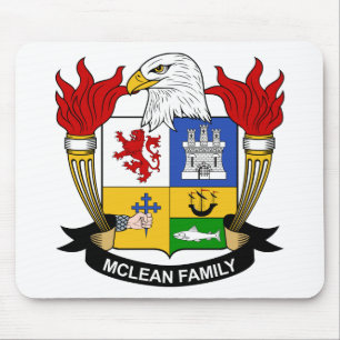 McLean Family Crest Mouse Mat