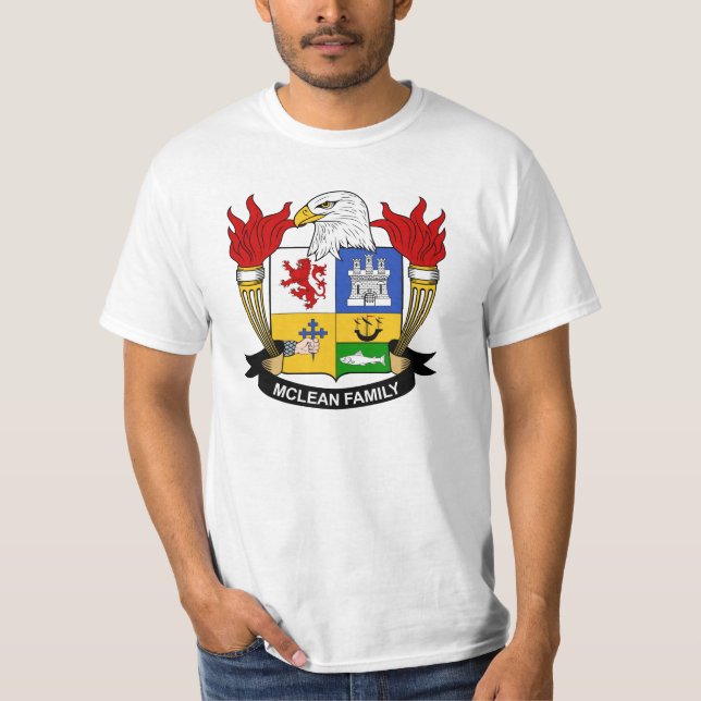 McLean Family Crest T-Shirt (Front)