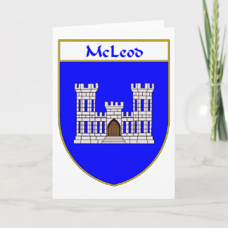 McLeod Coat of Arms/Family Crest Holiday Card