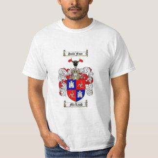 Mcleod Family Crest - Mcleod Coat of Arms T-Shirt