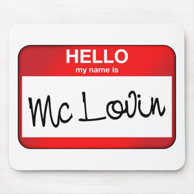 McLovin Mouse Mat (Front)