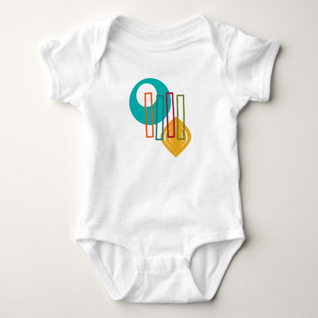MCM Abstract Design  Baby Bodysuit (Front)