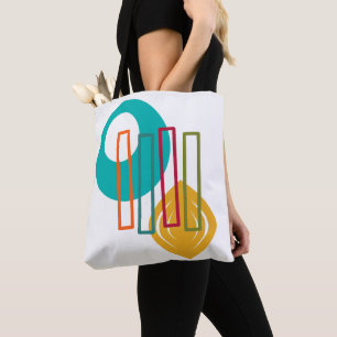MCM Abstract Design Tote Bag