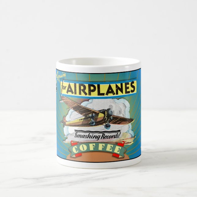 MCM AIRPLANE COFFEE BRAND COFFEE MUG (Center)