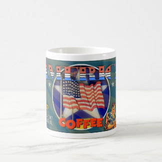 MCM AMERICA PATRIOTIC COFFEE BRAND COFFEE MUG