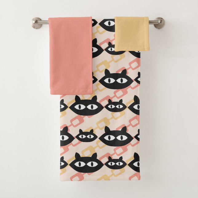 MCM Cats  Bath Towel Set (Insitu)