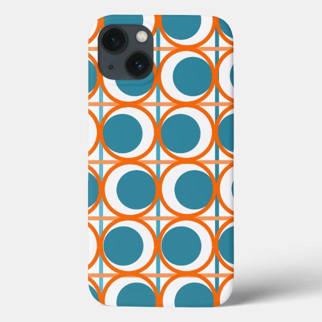 MCM Circles and Lines Case-Mate iPhone Case (Back)