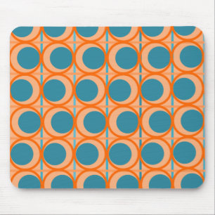 MCM Circles and Lines Mouse Mat