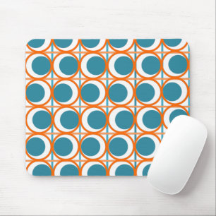 MCM Circles and Lines Mouse Mat