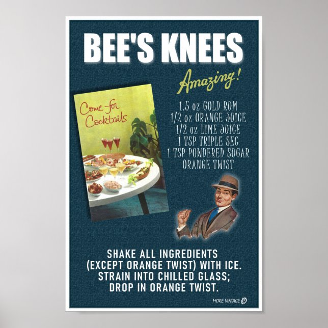 MCM COCKTAIL RECIPE  POSTER (Front)