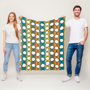 MCM Colourful Lines Fleece Blanket