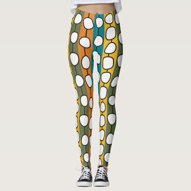 MCM Colourful Lines  Leggings (Front)