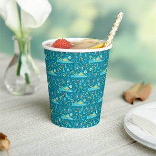 MCM Diamond Head Fireworks Party Paper Cups