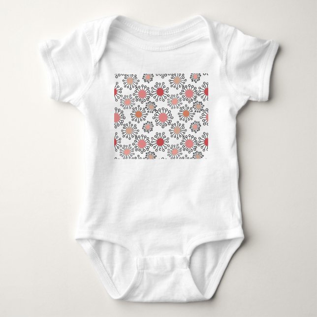 MCM Flowers  Baby Bodysuit (Front)