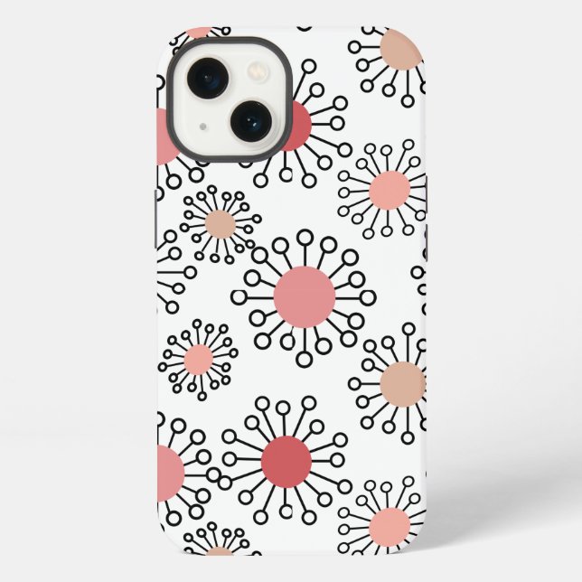 MCM Flowers  iPhone Case (Back)