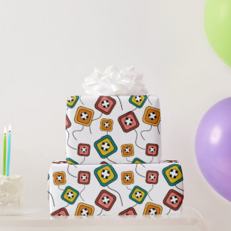 MCM Flowers Wrapping Paper