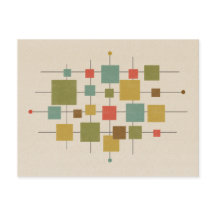 MCM Geometric Squares - Multi