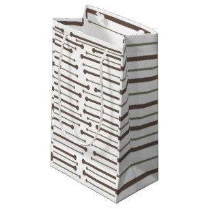 MCM Inspired Lines  Small Gift Bag