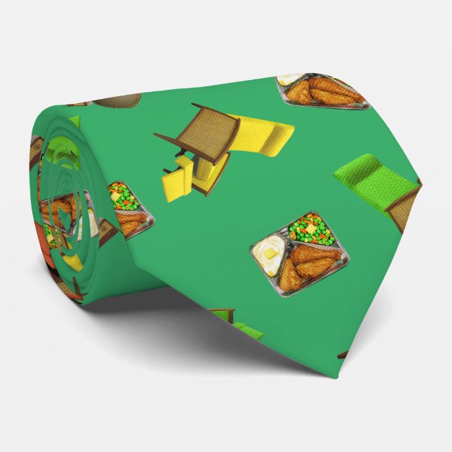 MCM Lounger Lizard in green Tie (Rolled)