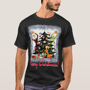 MCM Mid Century Merry Christmas Retro 50s Vintage  T-Shirt