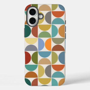 MCM Semicircles Big Pattern Colour on Cream iPhone 16 Plus Case