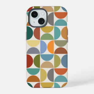 MCM Semicircles Big Pattern Colour on Cream iPhone 15 Case