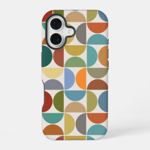 MCM Semicircles Big Pattern Colour on Cream iPhone 16 Case