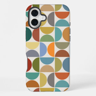 MCM Semicircles Big Pattern Colour on Cream iPhone 16 Plus Case