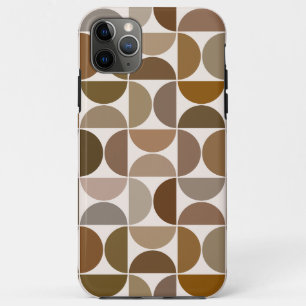 MCM Semicircles Browns+Cream Big Pattern iPhone 11 Pro Max Case