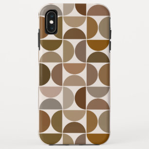MCM Semicircles Browns+Cream Big Pattern iPhone XS Max Case
