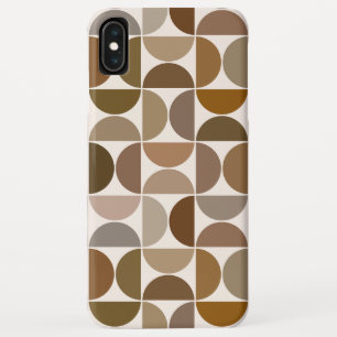 MCM Semicircles Browns+Cream Big Pattern iPhone XS Max Case
