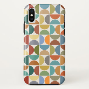 MCM Semicircles Pattern Color on Cream iPhone X Case