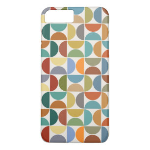 MCM Semicircles Pattern Color on Cream iPhone 8 Plus/7 Plus Case