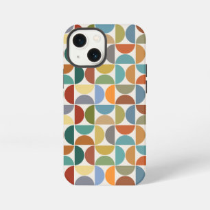 MCM Semicircles Pattern Color on Cream iPhone 13 Mini Case