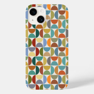 MCM Semicircles Pattern Colour on Cream Case-Mate iPhone 14 Case