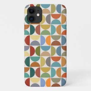 MCM Semicircles Pattern Colour on Cream iPhone 11 Case