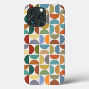 MCM Semicircles Pattern Colour on Cream iPhone 13 Pro Case
