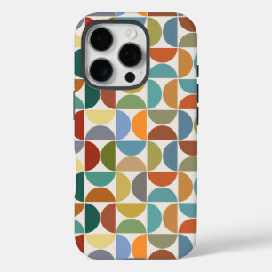 MCM Semicircles Pattern Colour on Cream iPhone 16 Pro Case