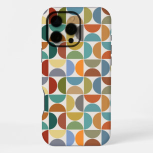 MCM Semicircles Pattern Colour on Cream iPhone 16 Pro Max Case
